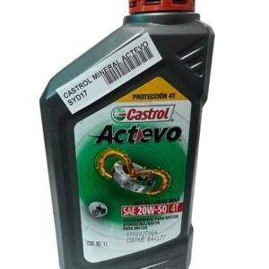 ACEITE PARA MOTO CASTROL ACTEVO 20W50 MINERAL (GRIS)