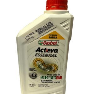 ACEITE PARA MOTO CASTROL ESSENTIAL 20W50 MINERAL (BCO)