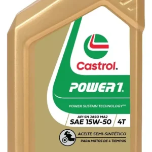 ACEITE PARA MOTO CASTROL SEMI SINTETICO 15W-50