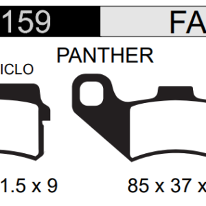 PASTILLA FRENO PHANTER 250CC CUATRICICLO HD159