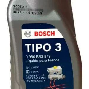 LIQUIDO DE FRENO DOT 3/TIPO 3 BOSCH