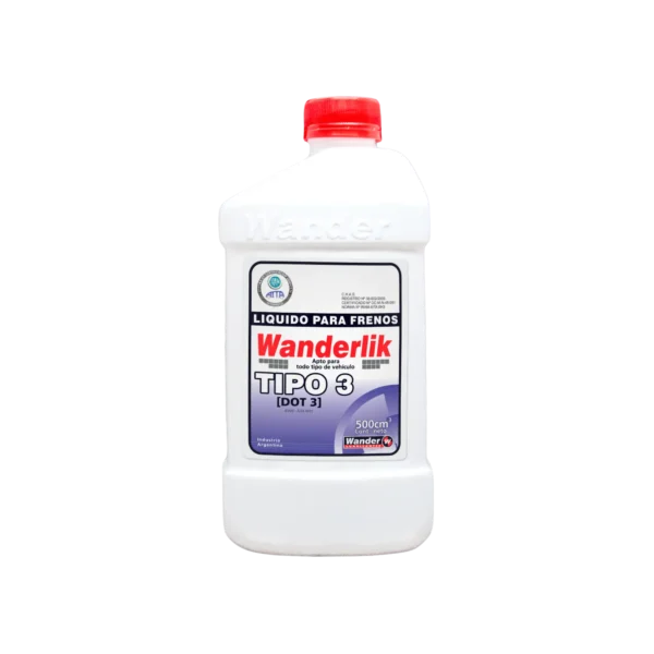 LIQUIDO DE FRENO WANDERLIK TIPO 3 - 100CM