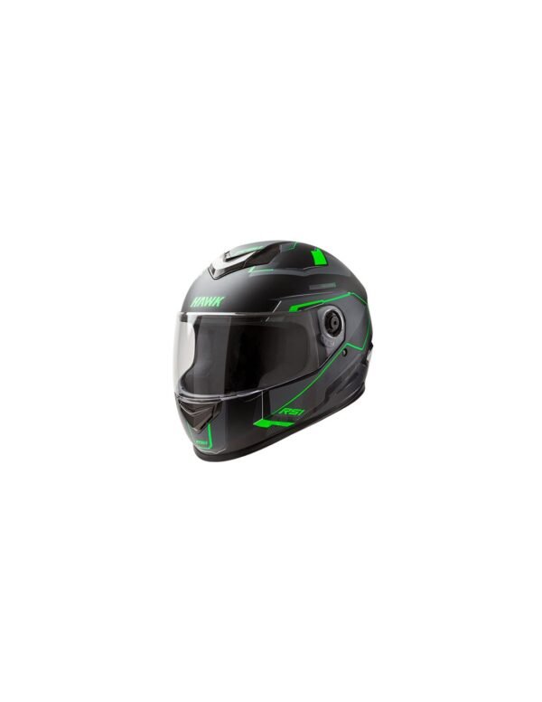 CASCO PARA MOTOS HAWK RS1 ALPHA VERDE - Image 4