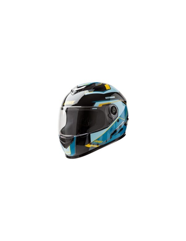CASCO PARA MOTO HAWK RS1 APLHA CELESTE - Image 4